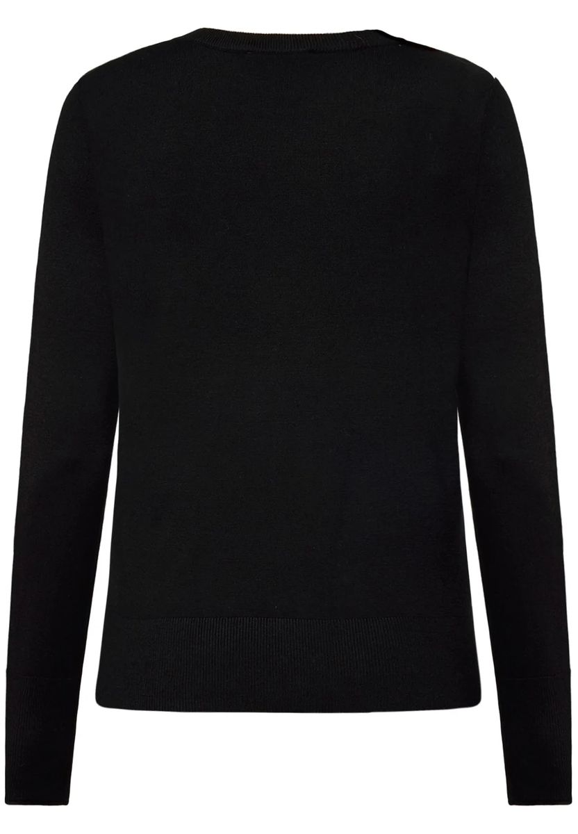 Essentieller Feinstrickpullover mit Stehkragen