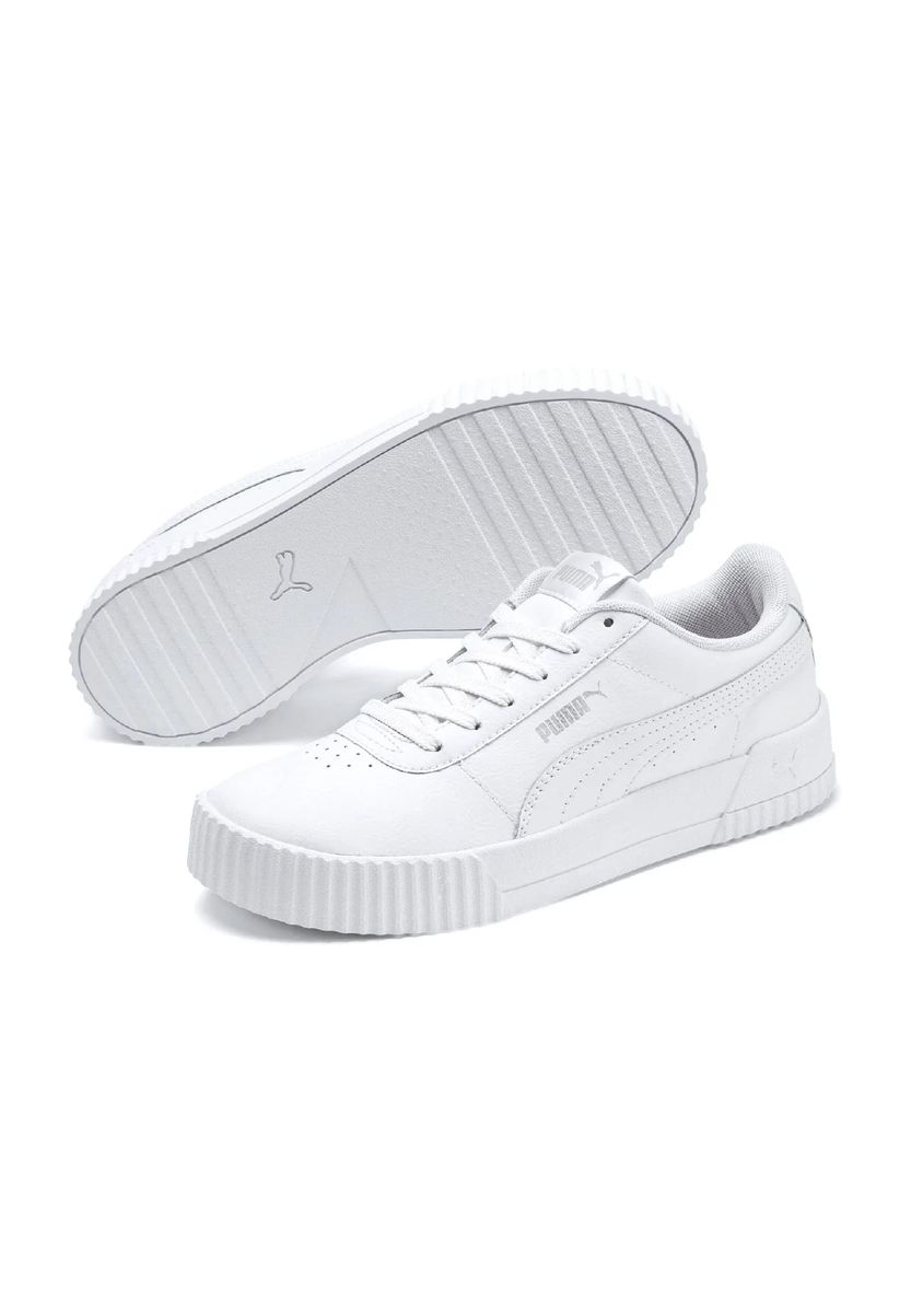 Klassische Plateau-Sneaker aus Leder