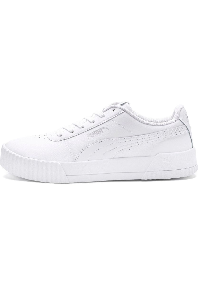Klassische Plateau-Sneaker aus Leder