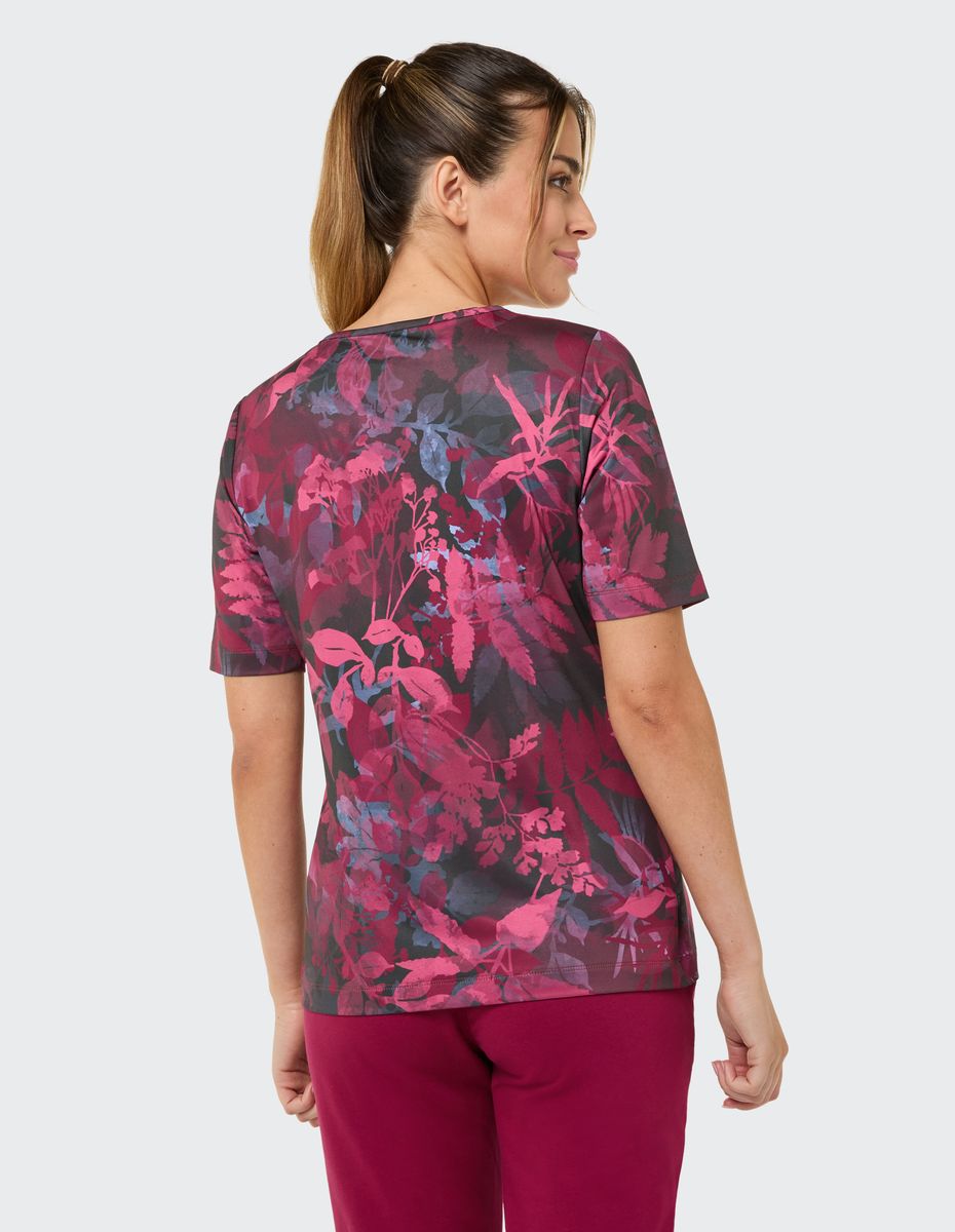 Performance-Shirt mit floralem Muster