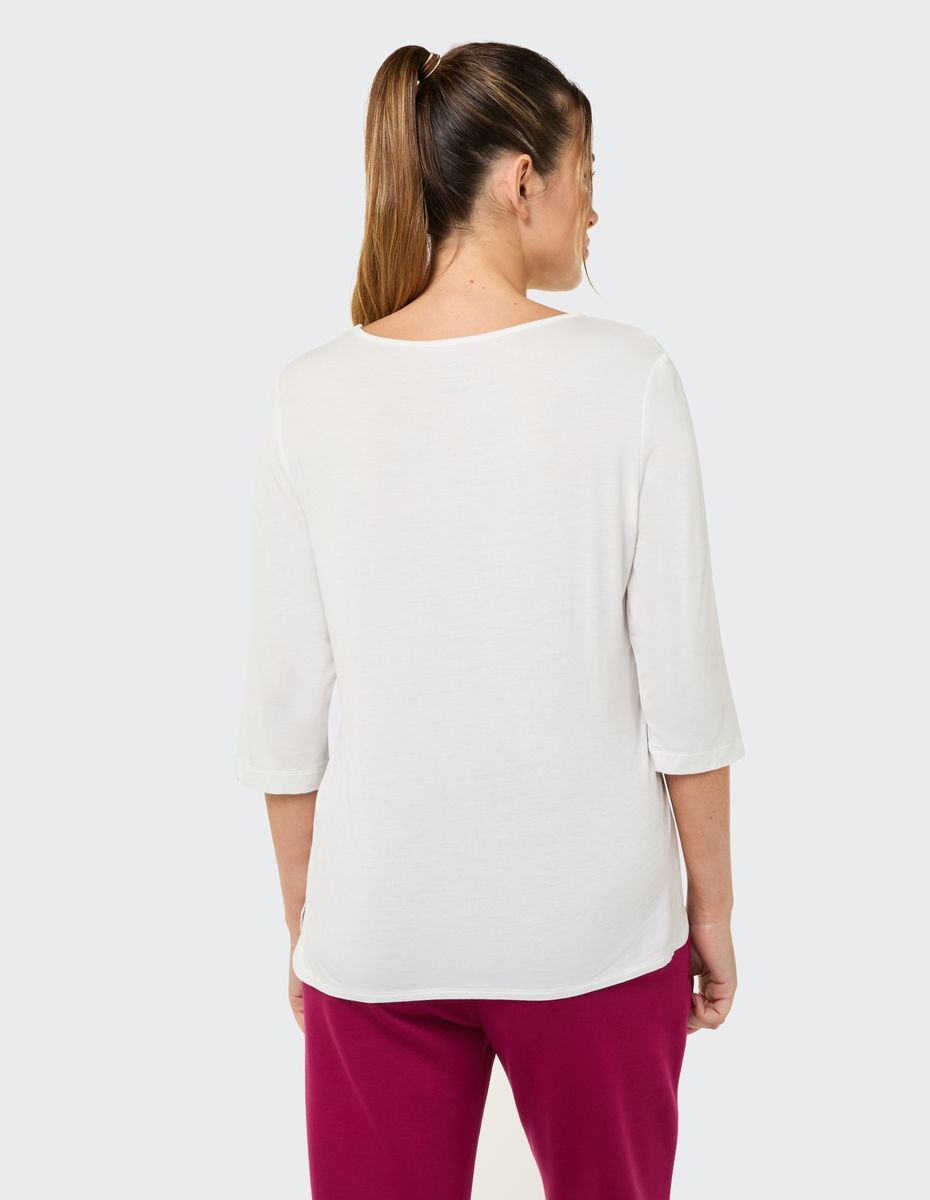 T-Shirt mit floralem Print