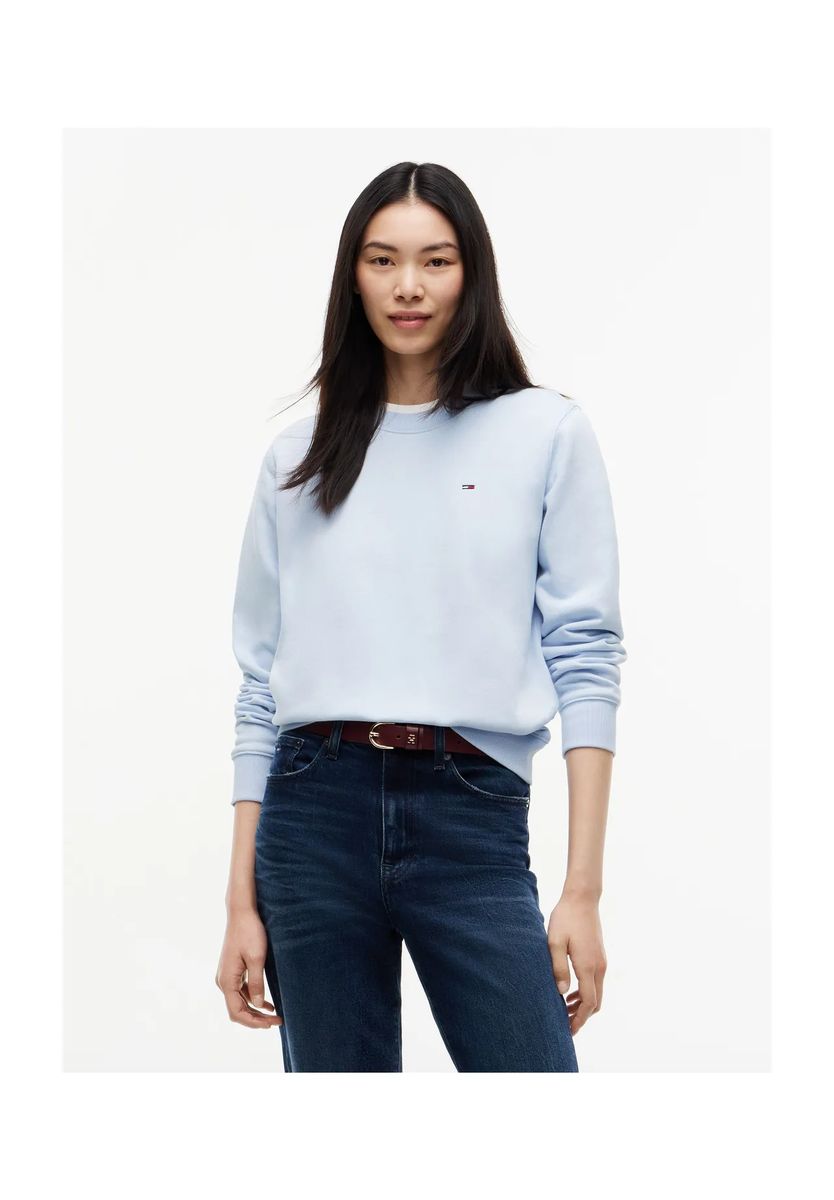 Klassischer Pullover mit Rippbündchen
