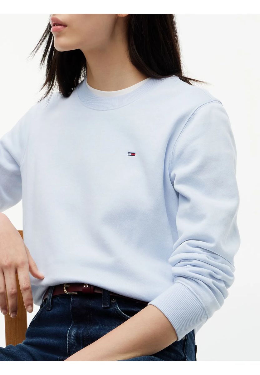 Klassischer Pullover mit Rippbündchen