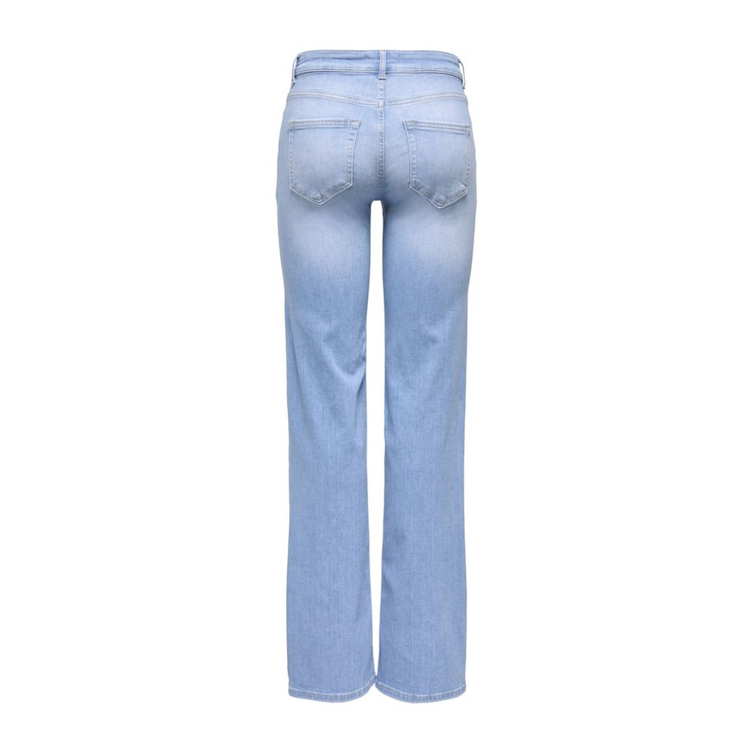 Gerade geschnittene Mid-Rise Jeans