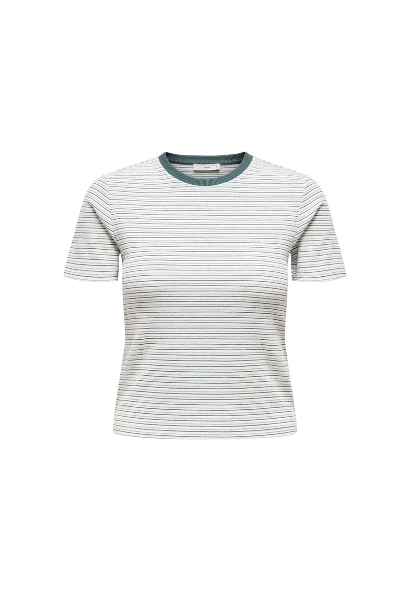 Gestreiftes Slim Fit Ripp-Shirt