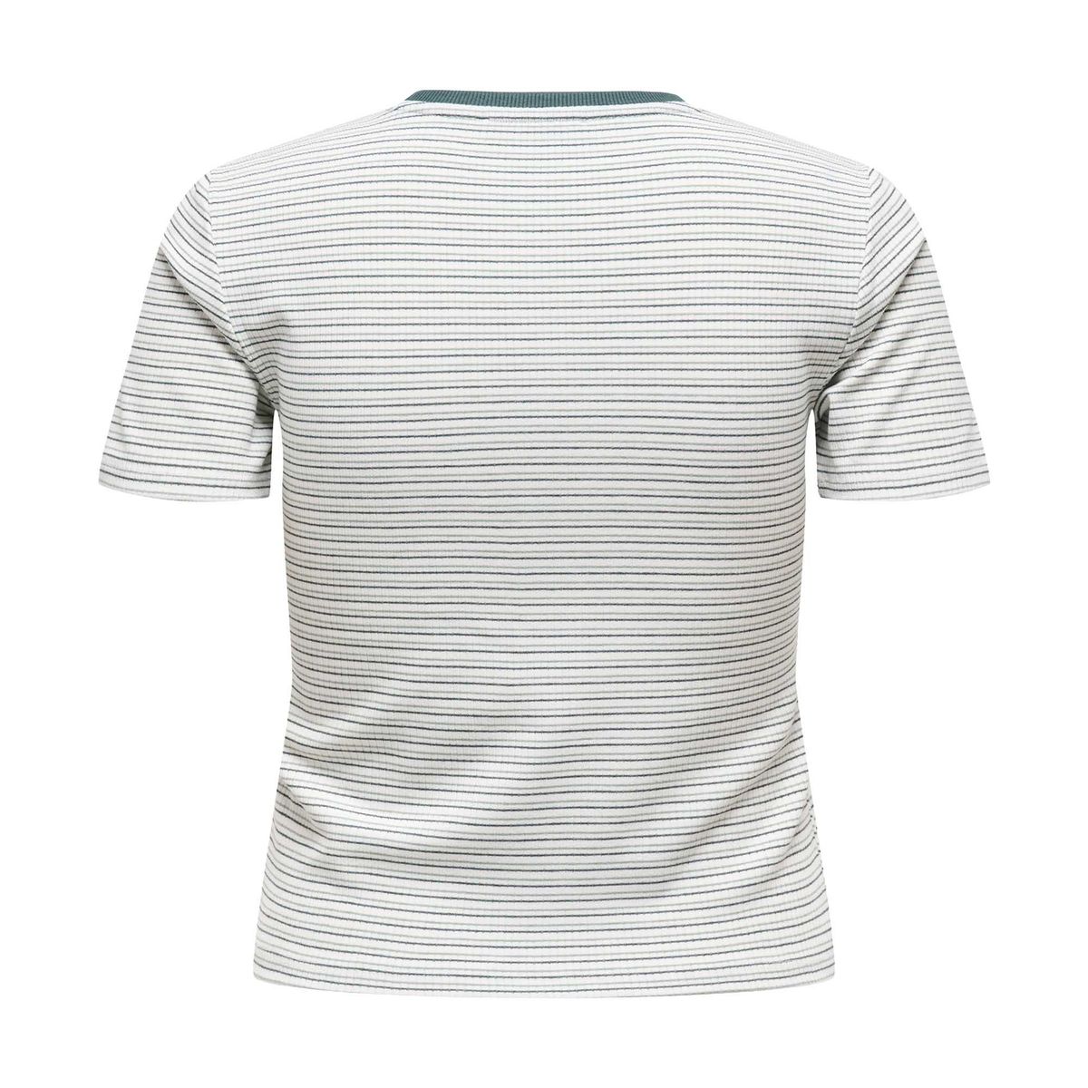 Gestreiftes Slim Fit Ripp-Shirt