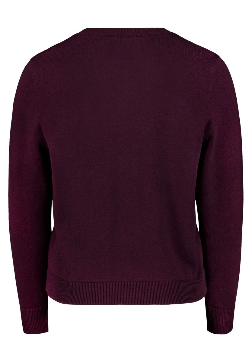 Klassischer Rundhals-Cardigan mit Knopfleiste
