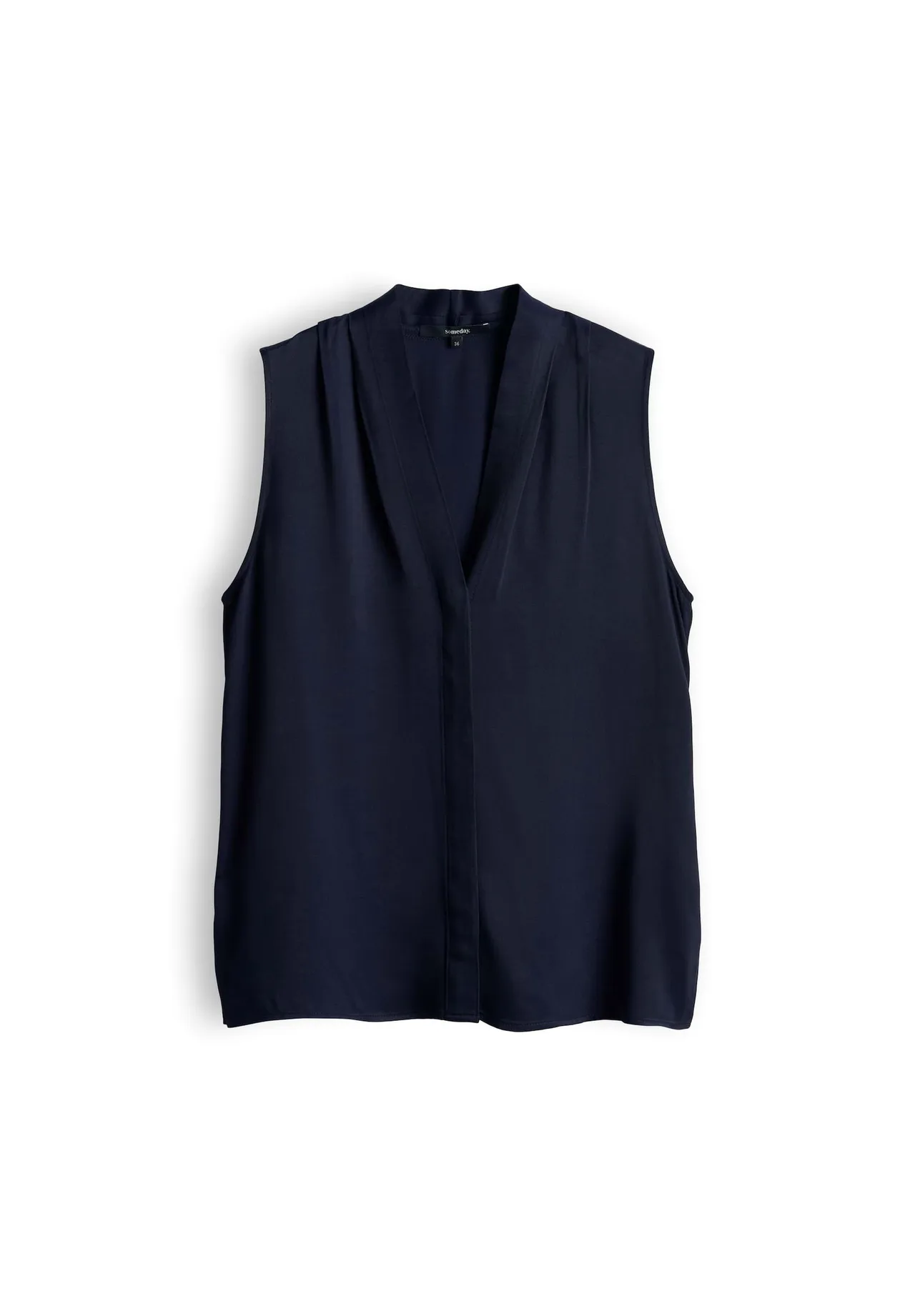 Elegantes V-Ausschnitt Top mit Falten