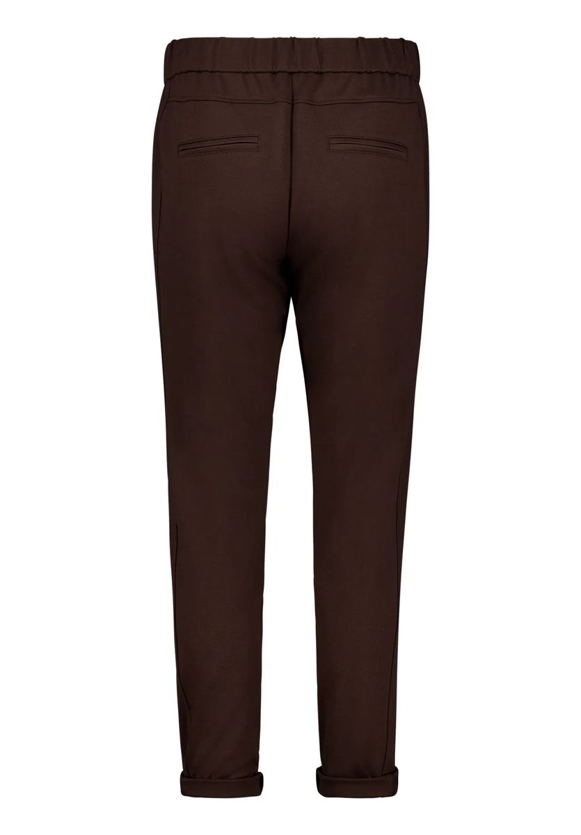 Entspannte knöchellange Kordelzug-Hose
