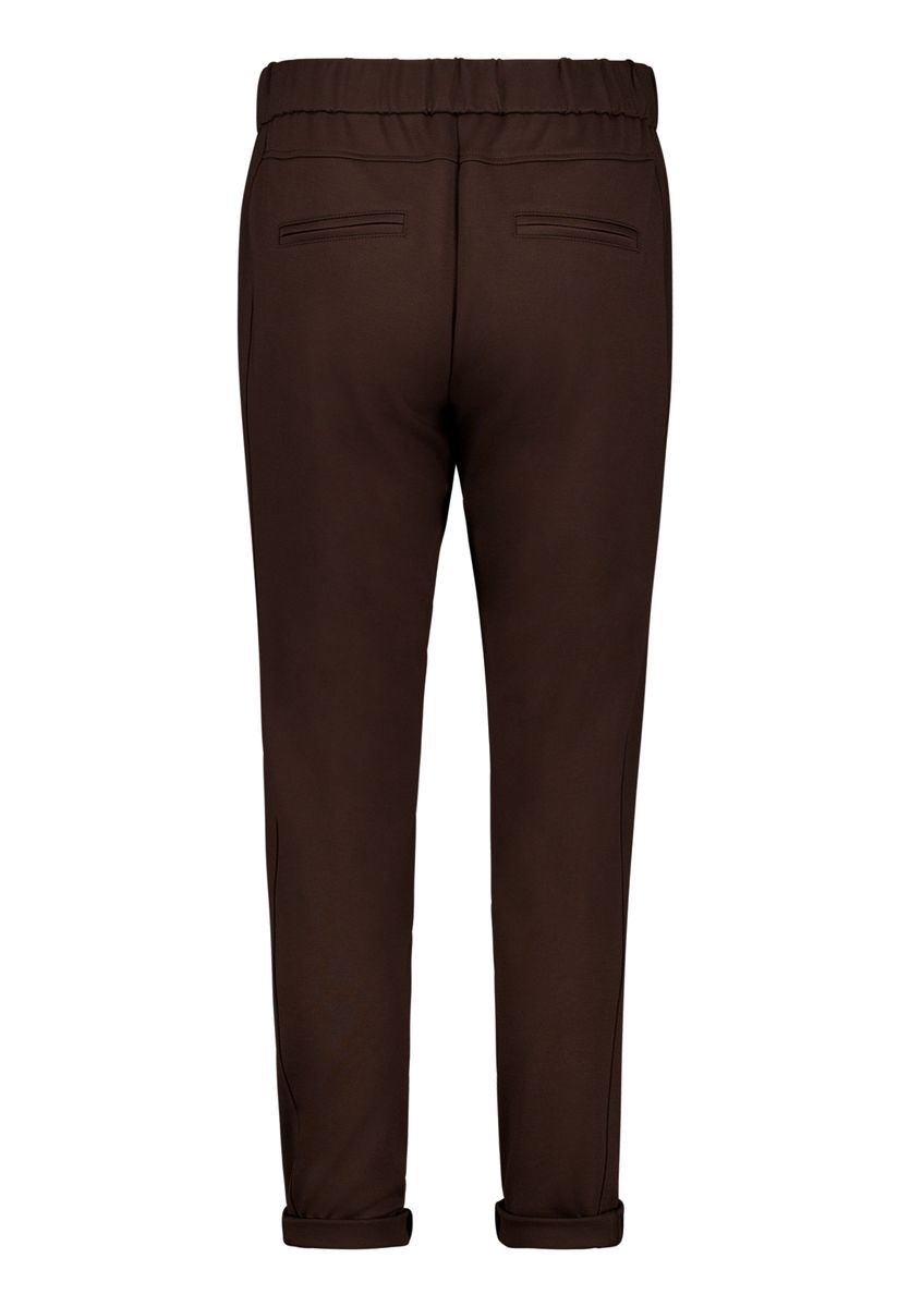 Entspannte knöchellange Kordelzug-Hose
