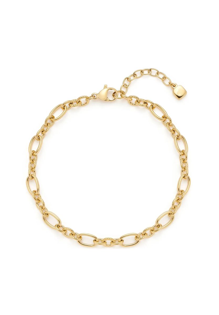 Markantes Retro-Gliederarmband mit Ovalgliedern