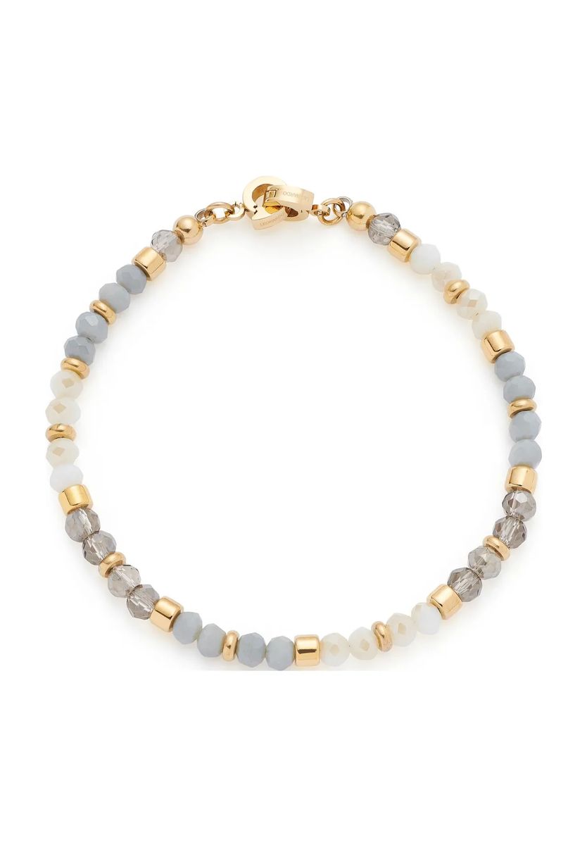 Elegantes Perlenarmband in Gold-Optik