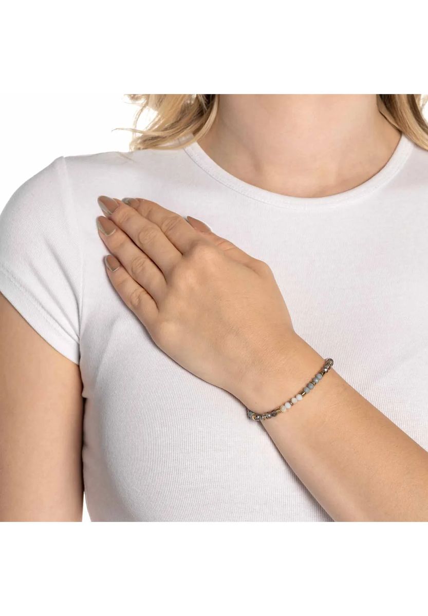 Elegantes Perlenarmband in Gold-Optik