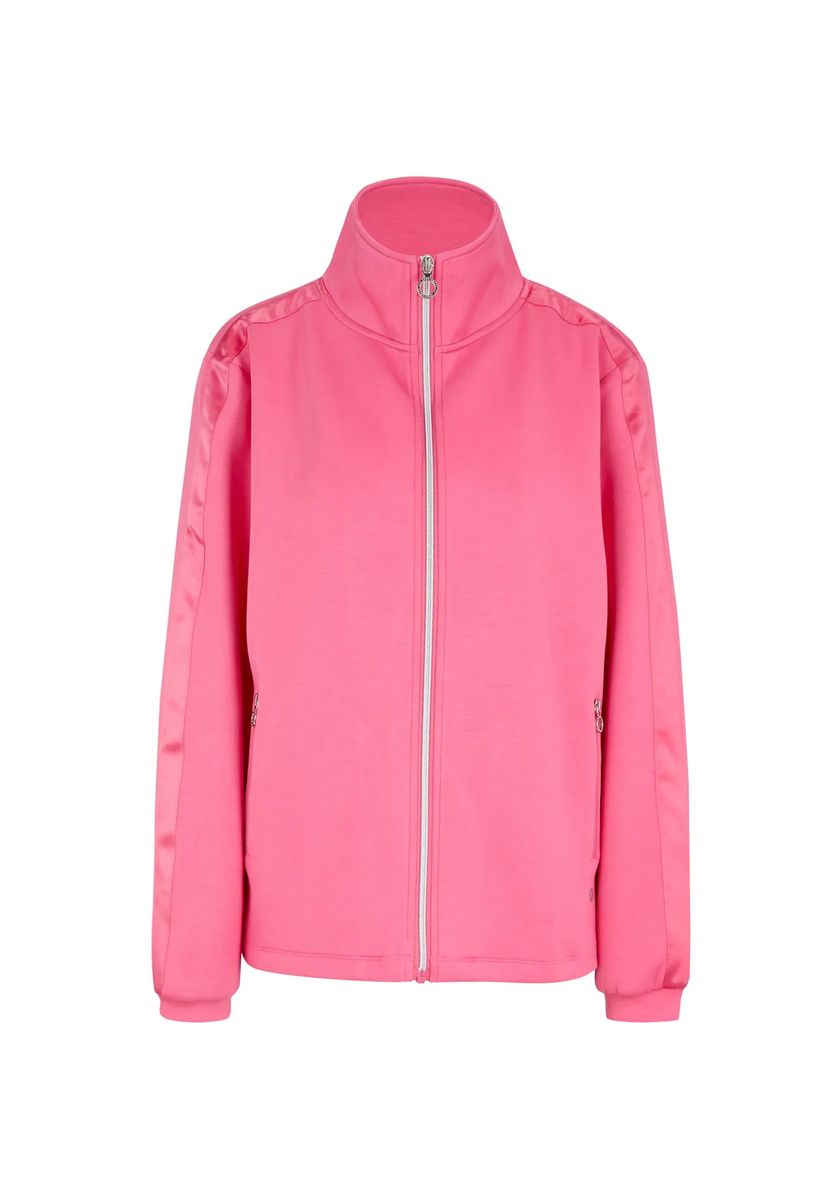 Atmungsaktive Sportjacke mit Stehkragen