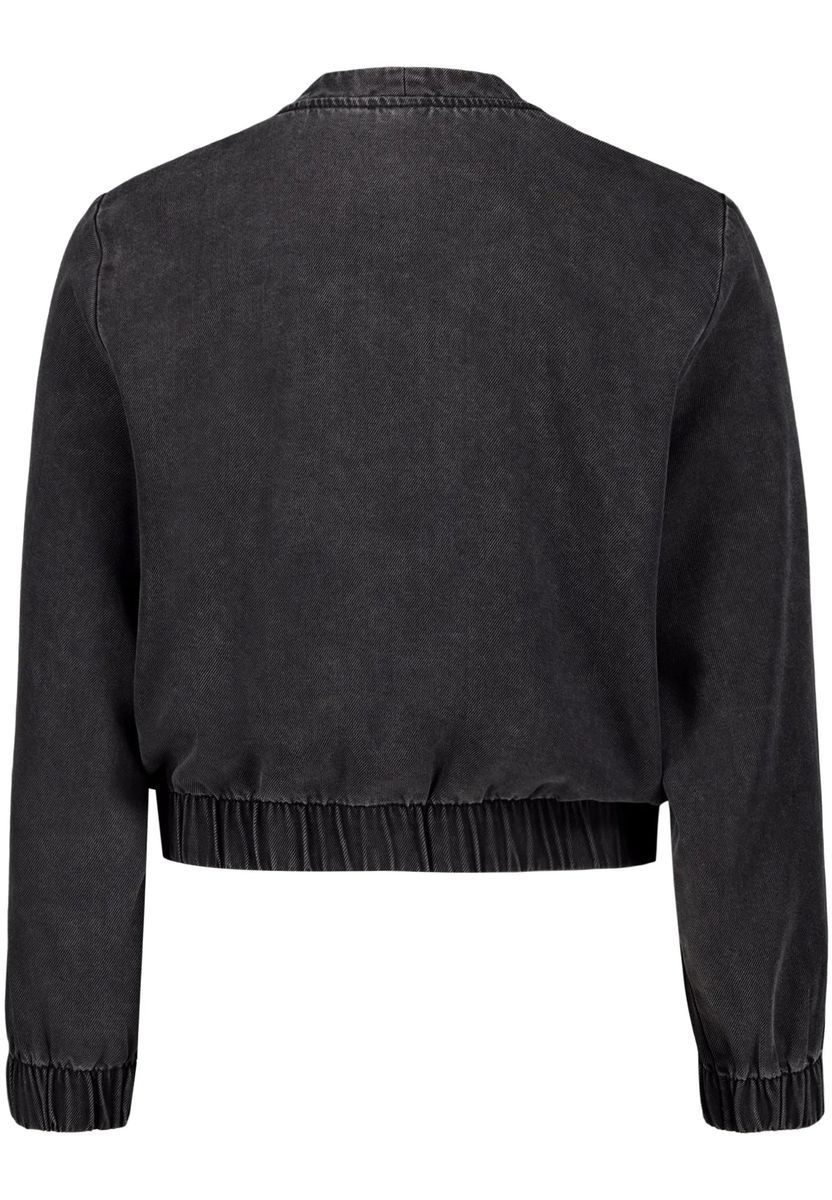 Gekürzter Denim-Blouson mit Knopfleiste
