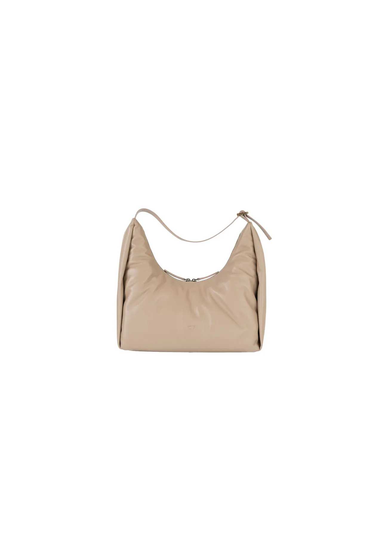 Elegante minimalistische Hobo-Tasche aus Leder
