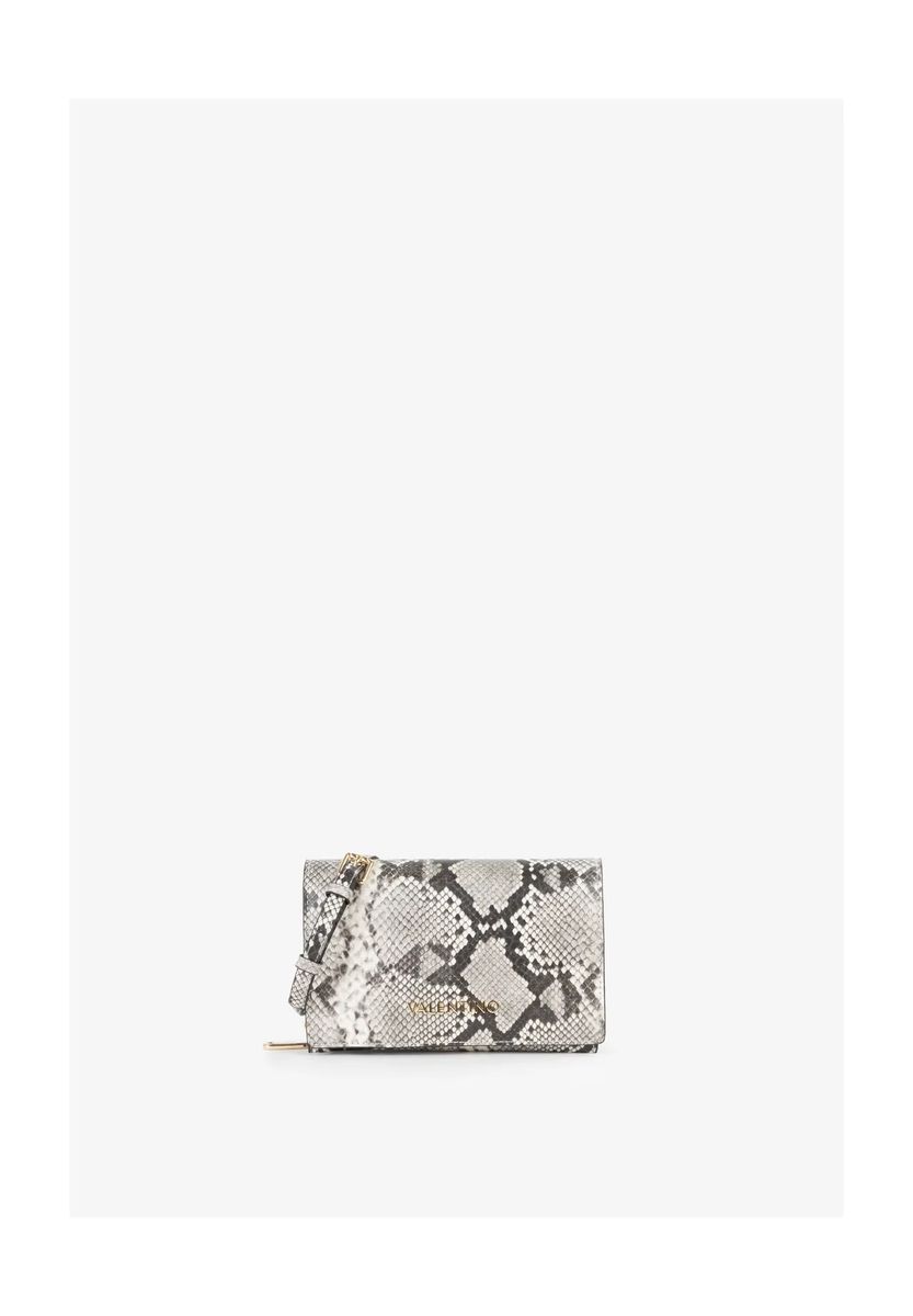 Elegante Clutch in Schlangenleder-Optik