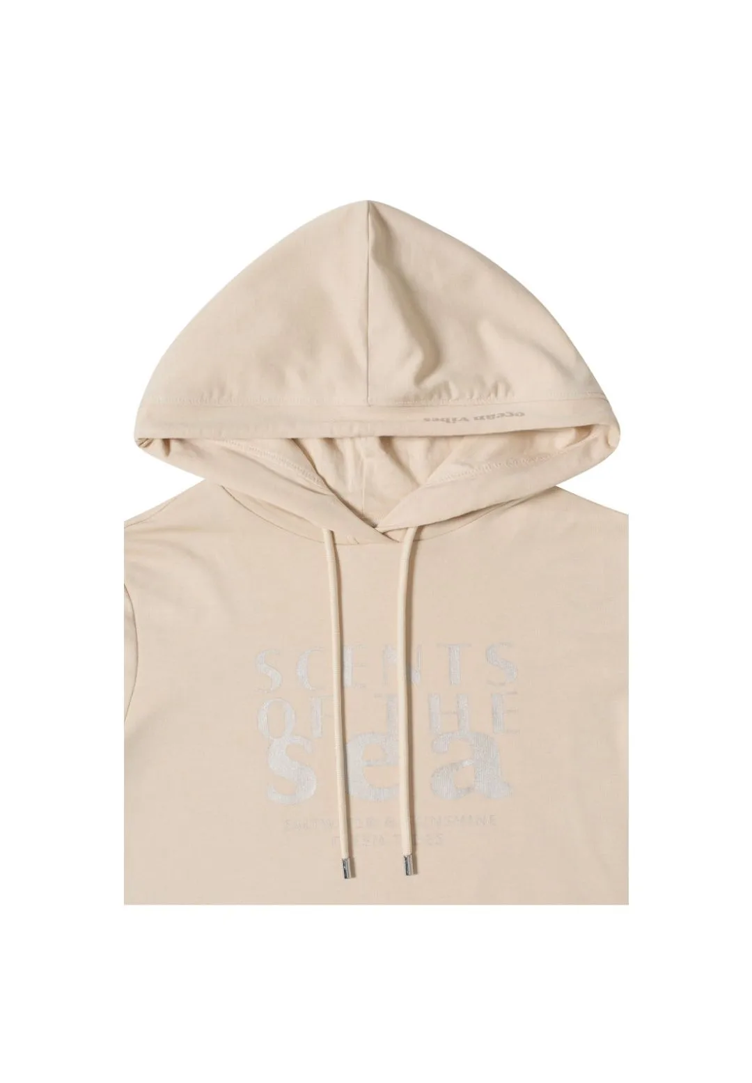 Kurzarm-Kapuzensweatshirt mit Grafik-Print