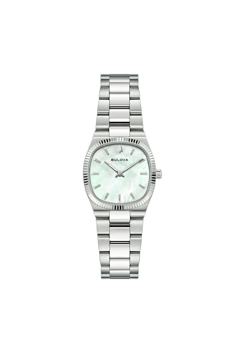 Elegante Perlmutt-Armbanduhr
