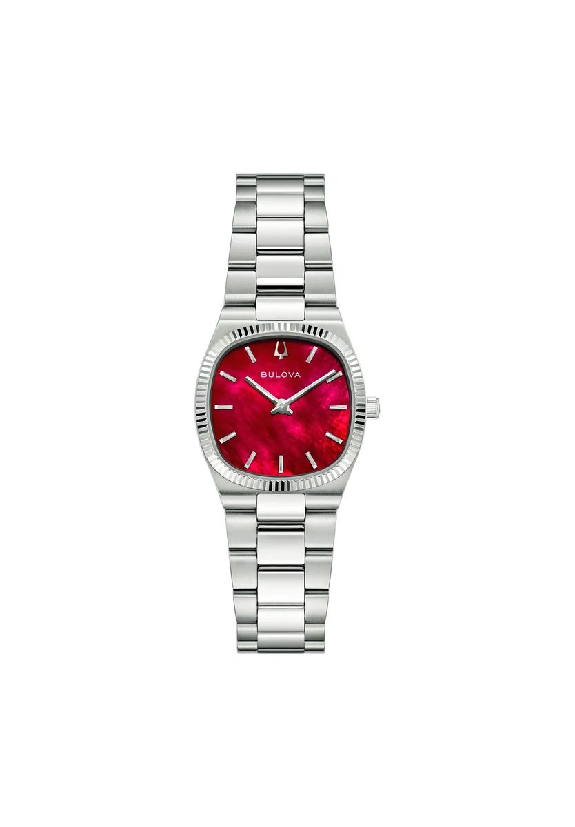 Elegante Perlmutt-Armbanduhr