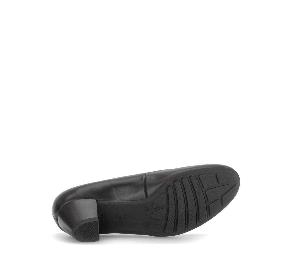 Klassische Lederpumps mit Blockabsatz