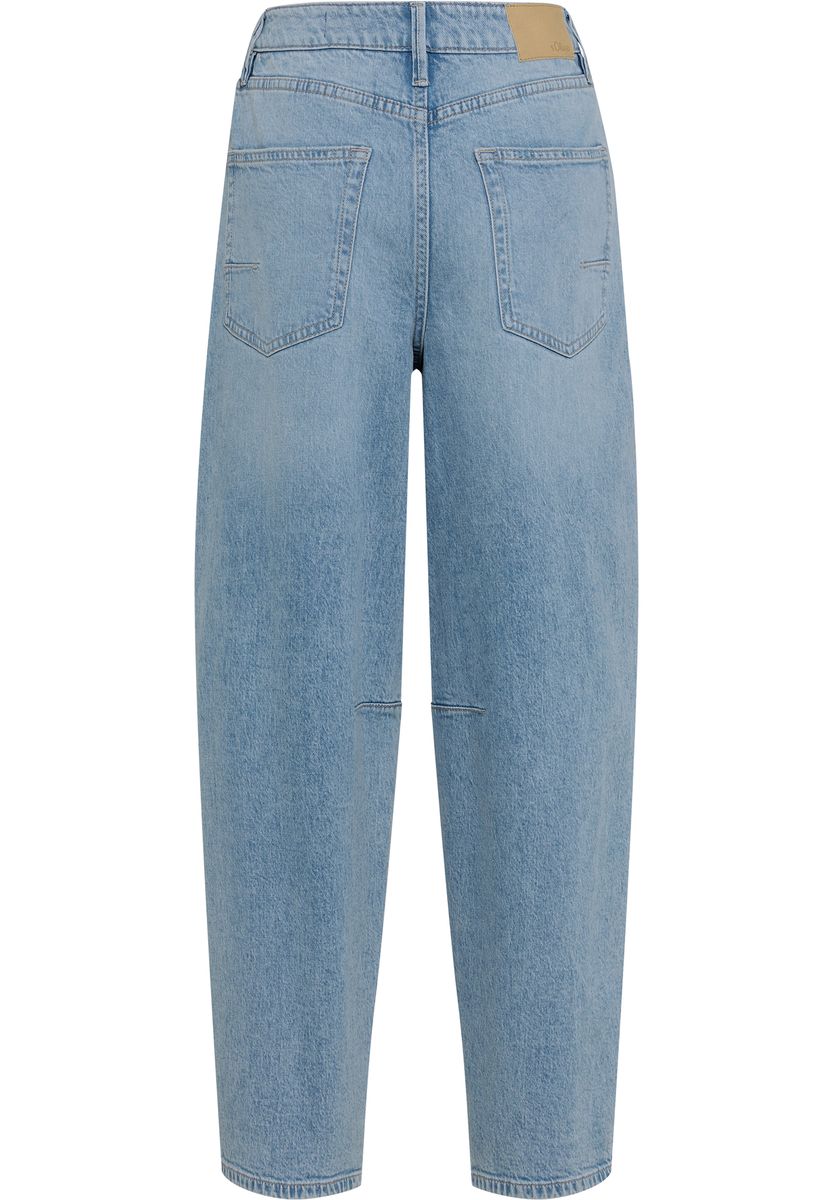 High-Waist Jeans im Barrel-Schnitt