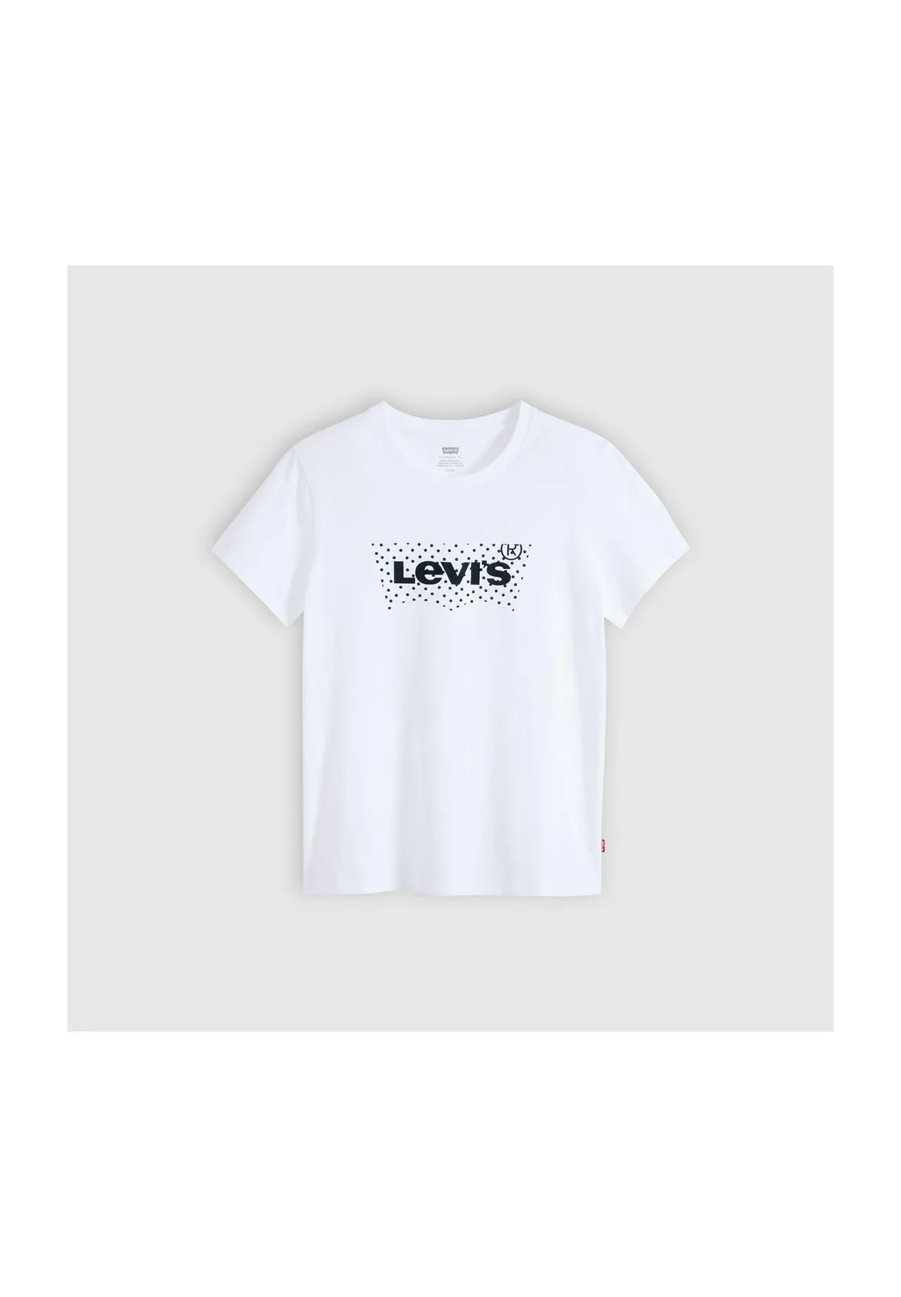 Klassisches Baumwoll-T-Shirt mit Batwing-Logo