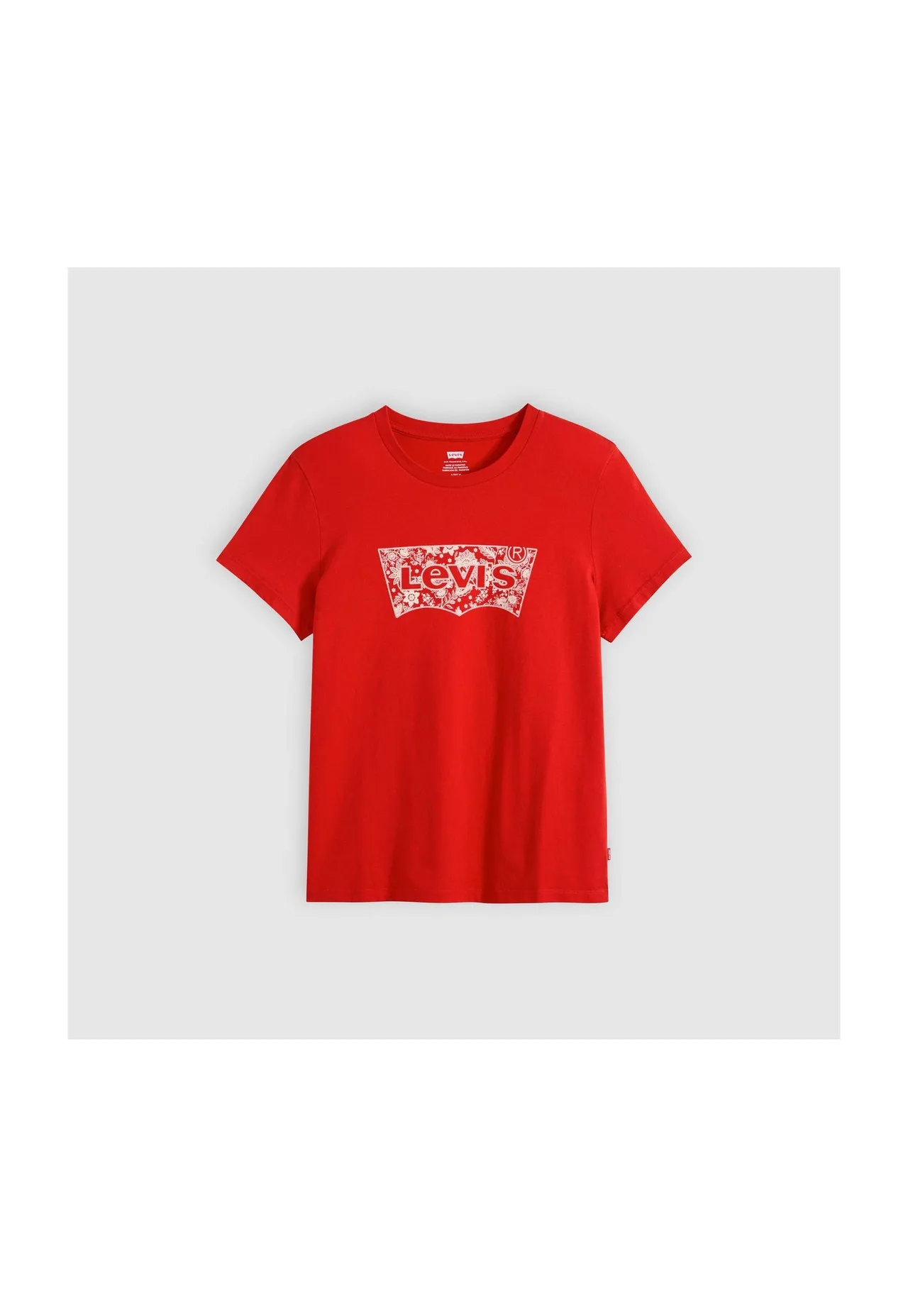 Grafik-Logo-T-Shirt mit Paisley-Muster