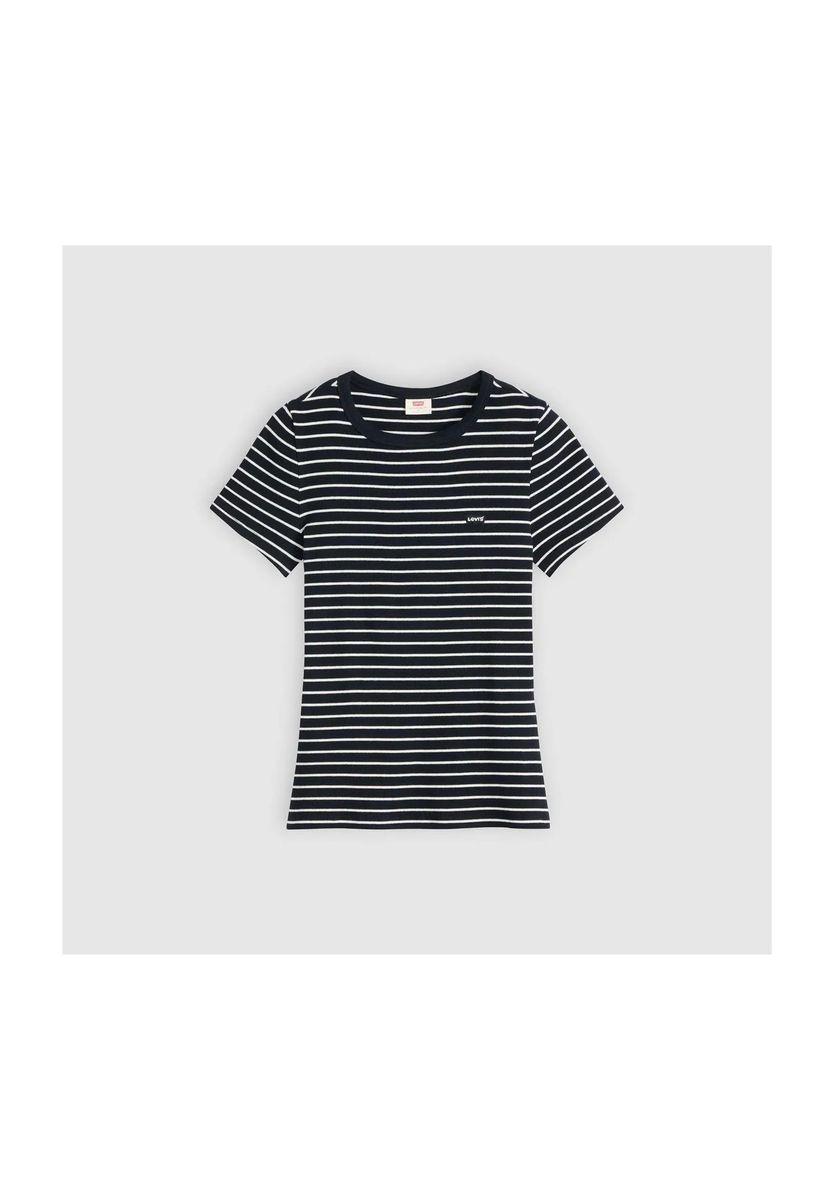 Gestreiftes Slim-Fit Baumwoll-Essential