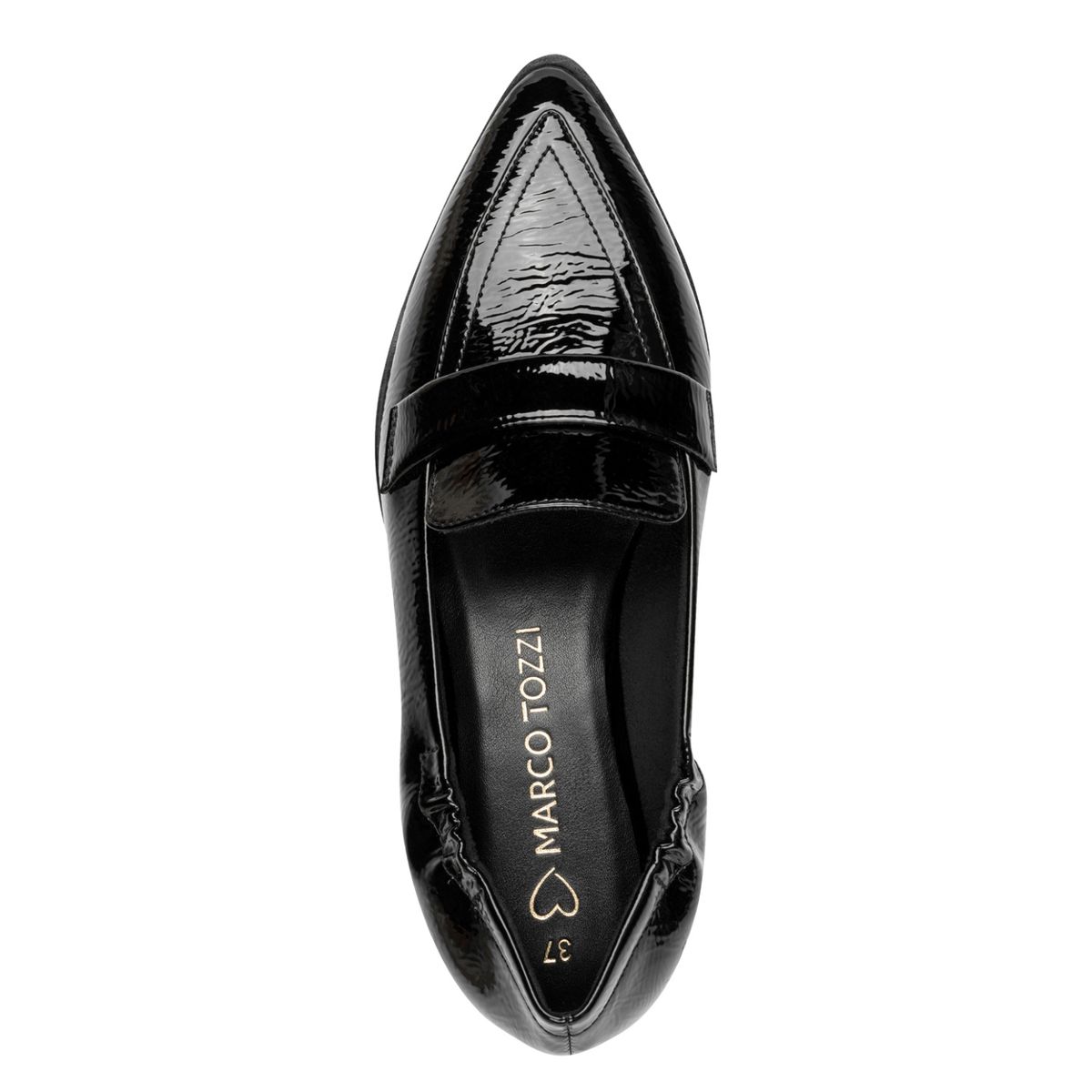 Elegante spitze Lack-Slipper