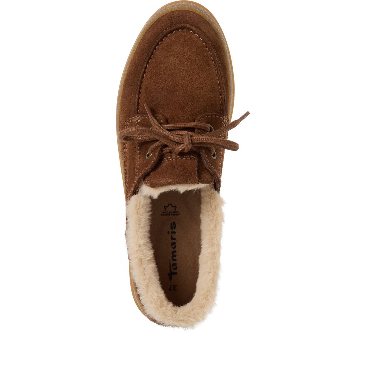 Gefütterte Suede-Mokassin-Hausschuhe