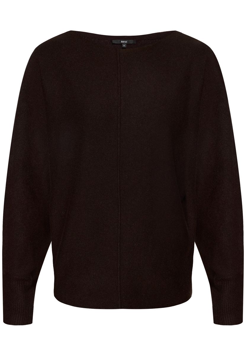 Lockerer Pullover mit Fledermausärmeln