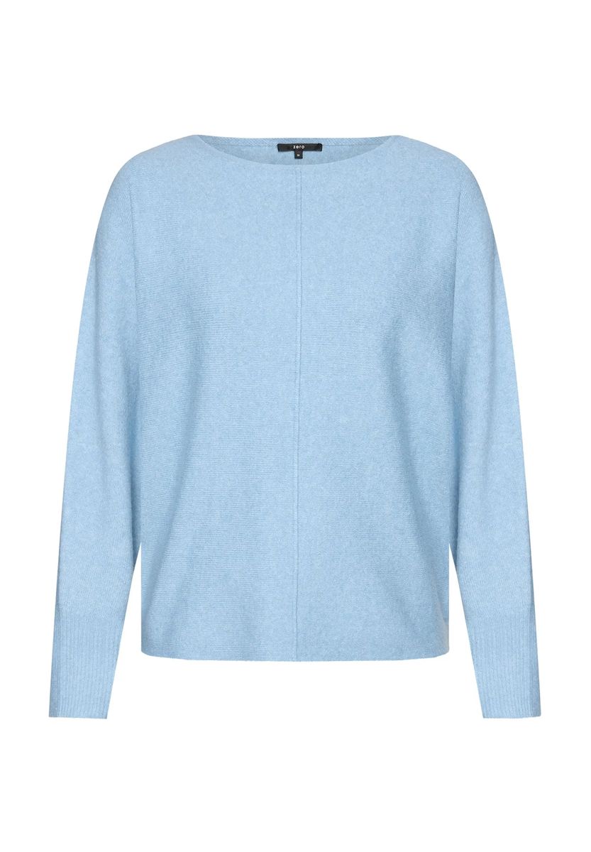 Feinstrick-Pullover mit Fledermausärmeln