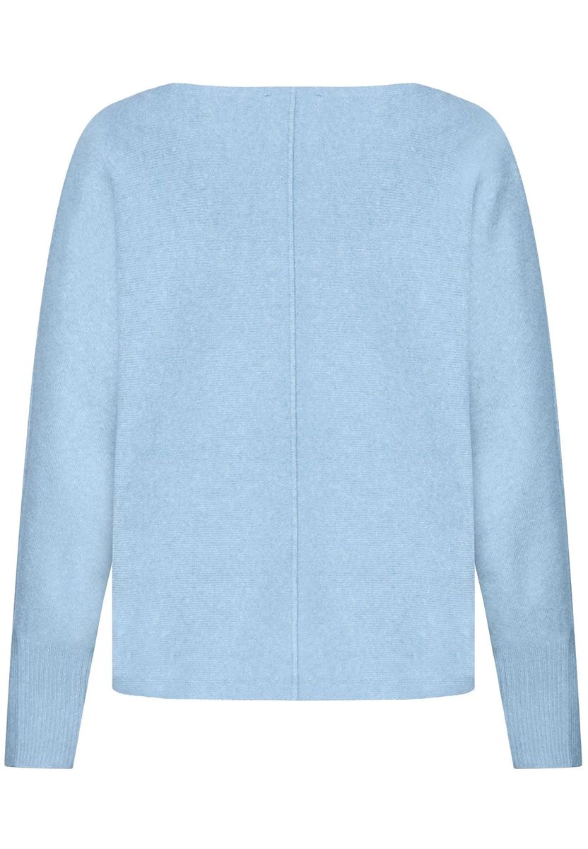 Feinstrick-Pullover mit Fledermausärmeln