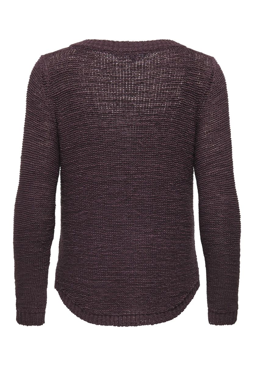 Leichter strukturierter Strickpullover