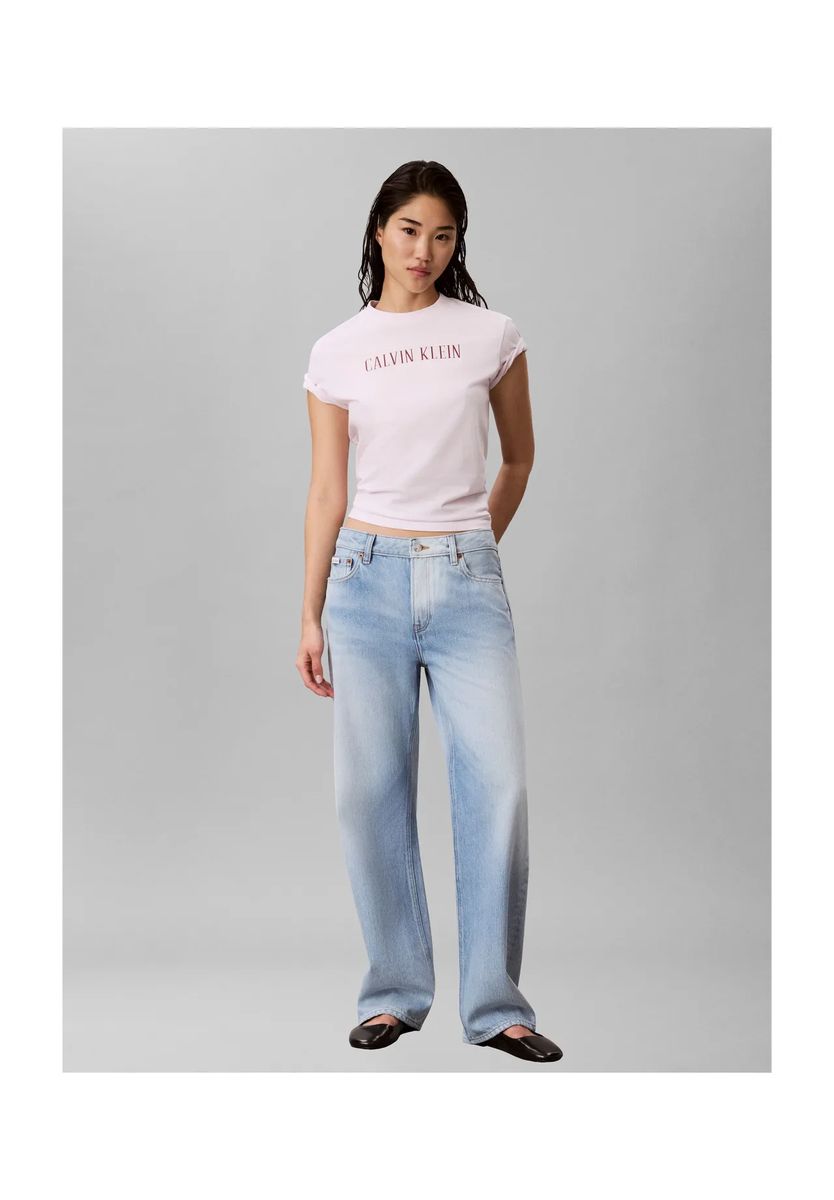 Klassisches T-Shirt mit Logo-Print