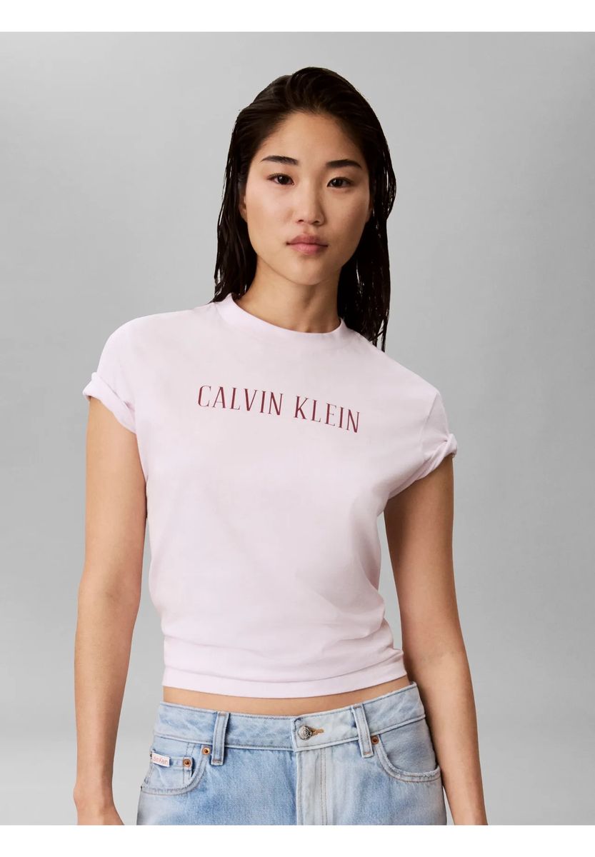 Klassisches T-Shirt mit Logo-Print