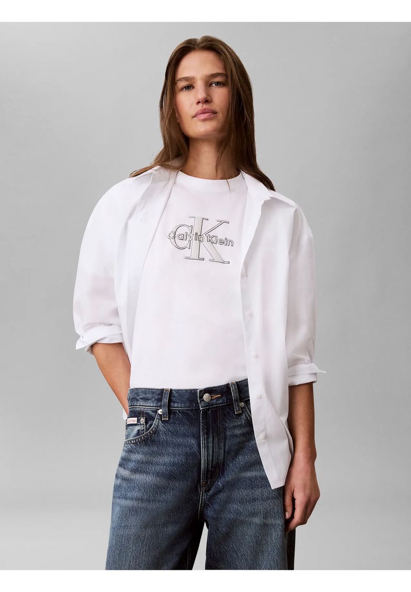 Minimalistisches Grafik-T-Shirt