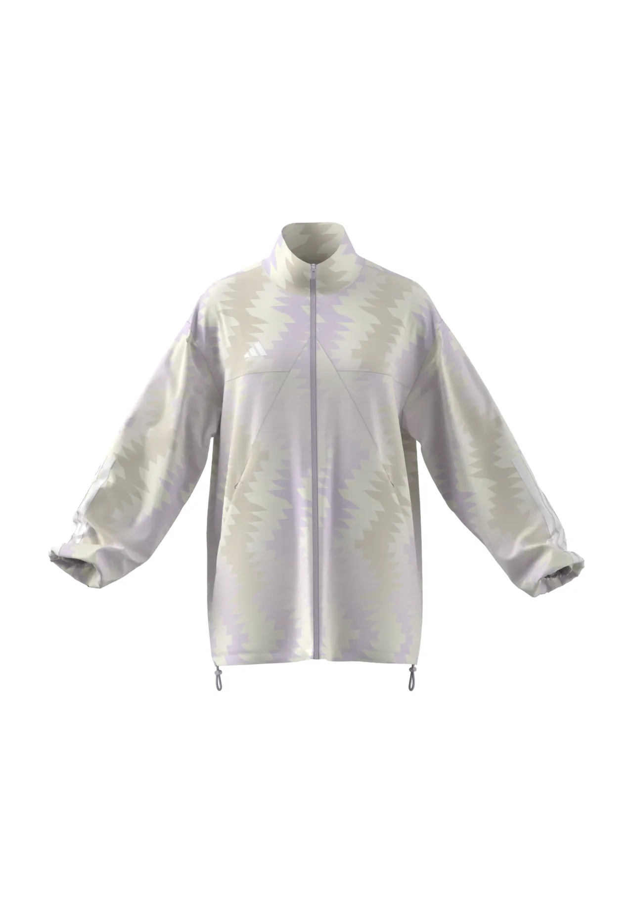 Windbreaker mit geometrischem Muster