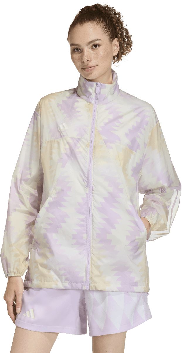 Windbreaker mit geometrischem Muster