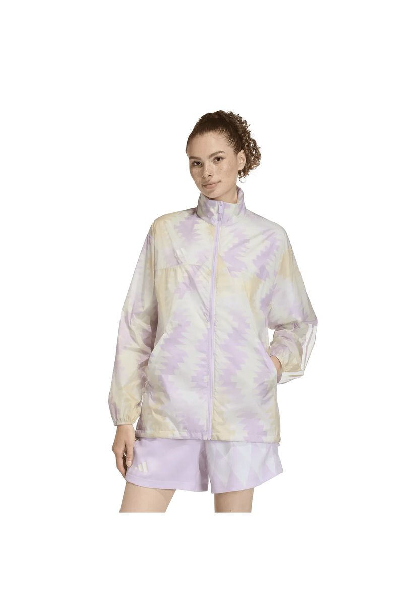 Windbreaker mit geometrischem Muster