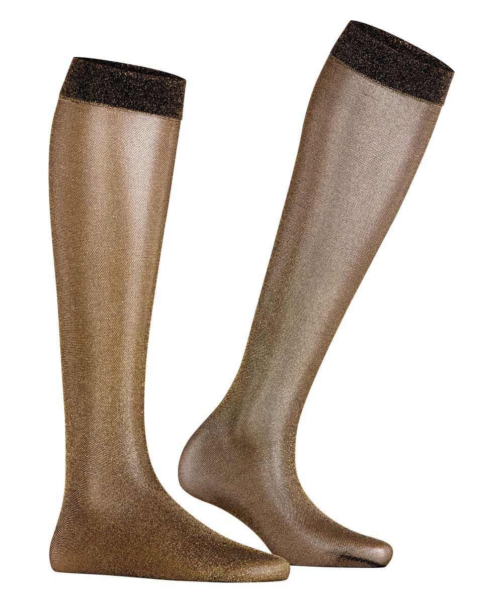 Metallic Lurex Kniestrümpfe