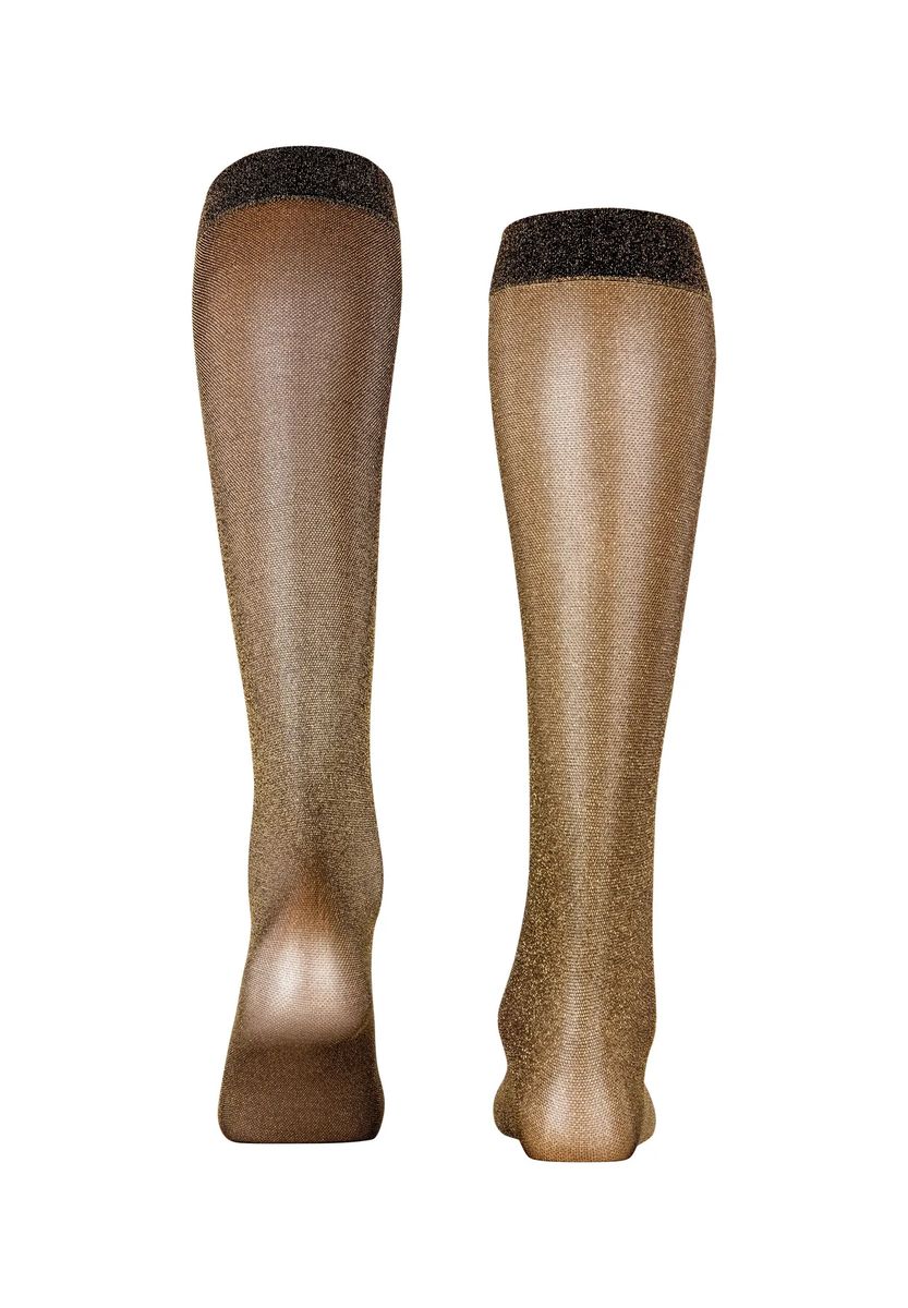 Metallic Lurex Kniestrümpfe