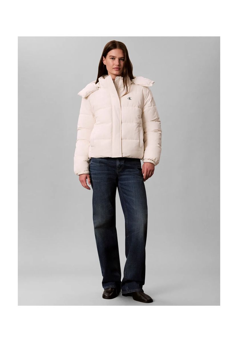 Wattierte Steppjacke mit Kapuze