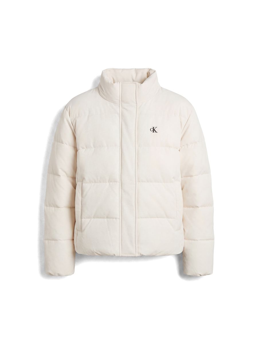 Wattierte Steppjacke mit Kapuze