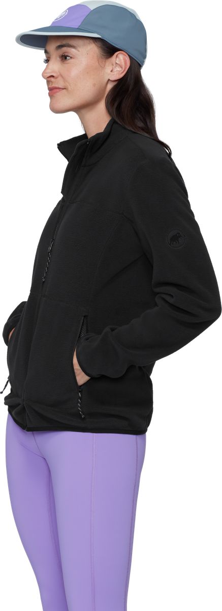 Leichte Fleecejacke mit Stehkragen
