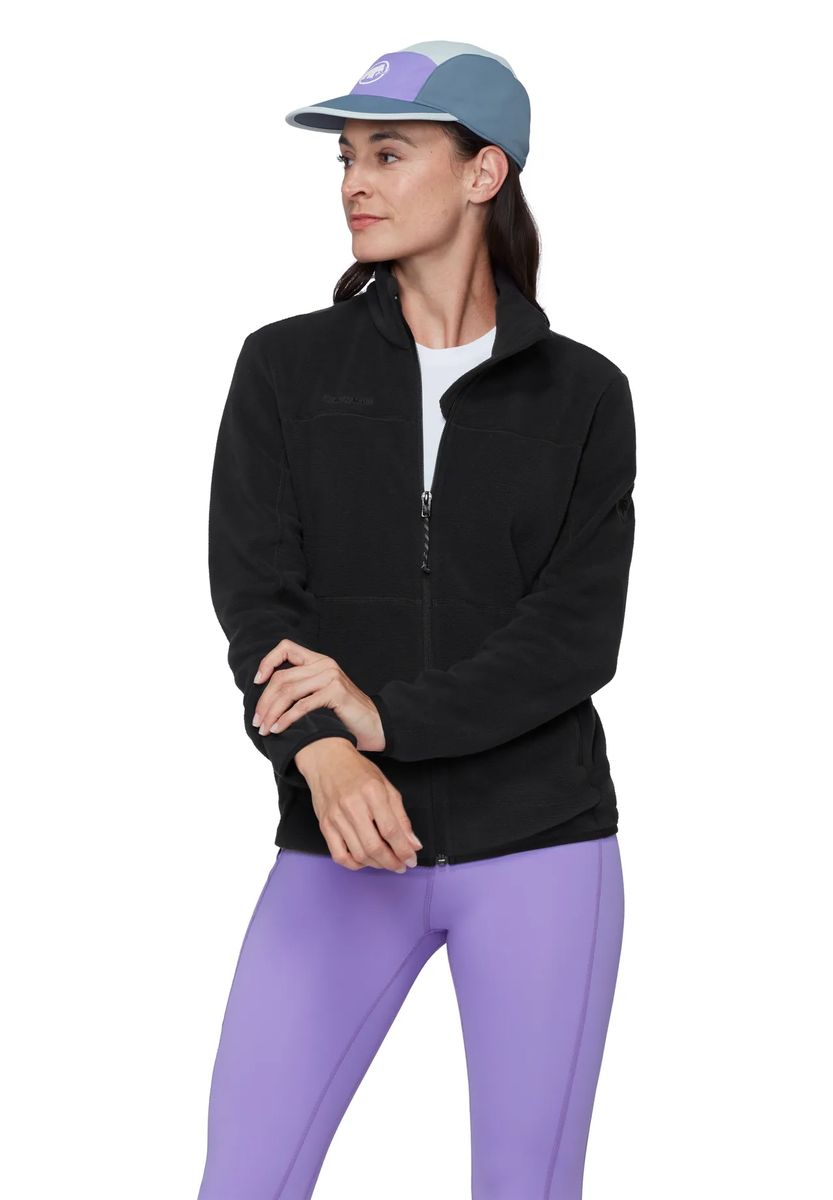Leichte Fleecejacke mit Stehkragen
