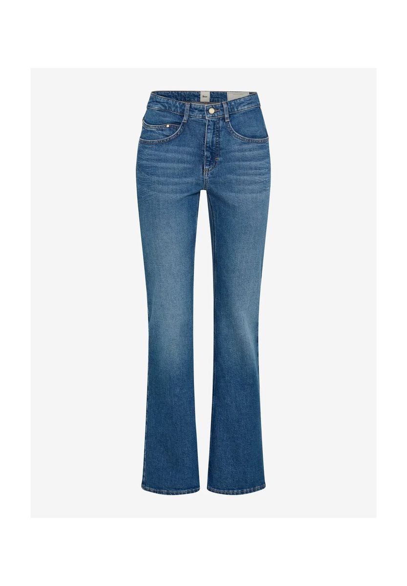 Schmal geschnittene Bootcut-Jeans