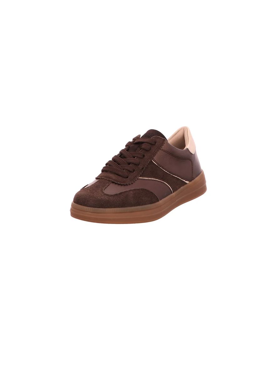 Low-Top-Sneaker mit Textur-Mix