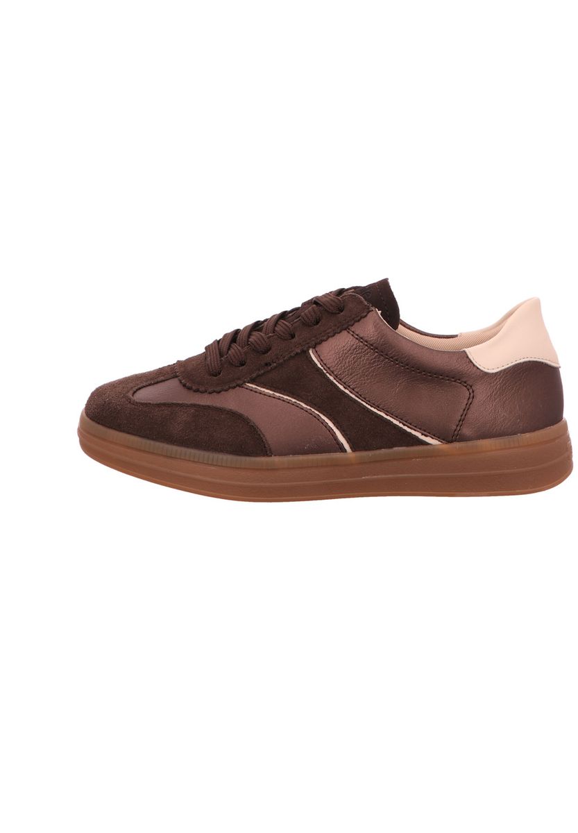 Low-Top-Sneaker mit Textur-Mix